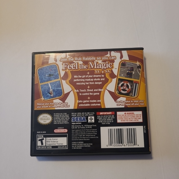 Feel the Magic: XY/XX (Nintendo DS, 2004) CIB Complete with Manual - Picture 2 of 3